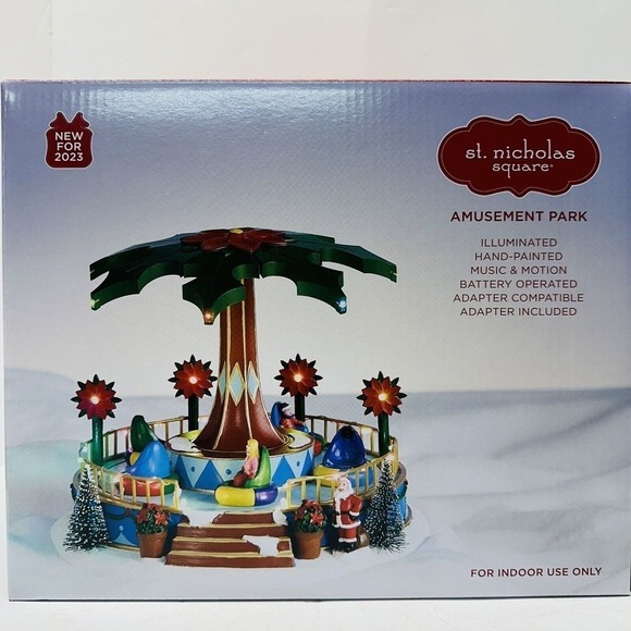 St Nicholas Square‎ Village Amusement Park Christmas Illuminated Music/Motion - Picture 2 of 5